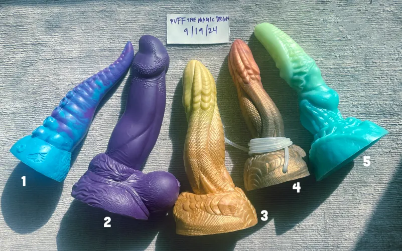 Thumbnail Bad Dragon Big Boys: Ika, Kyel, Orochi & Aquadrax for Sale by puff-the-magic-dragn | BadDragon