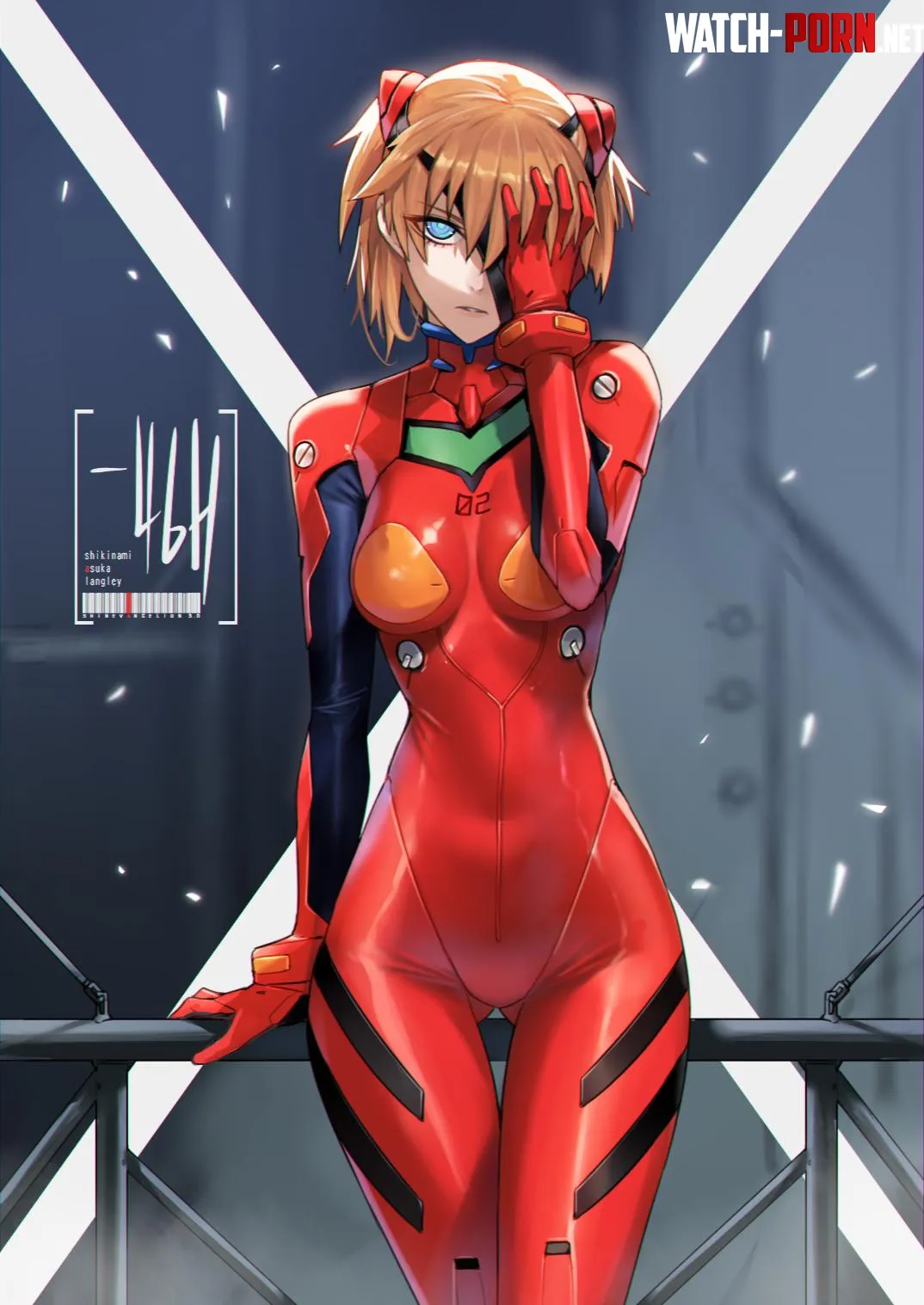 Shorthaired Asuka Evangelion by CheetahSperm18