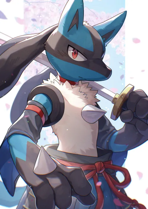 Thumbnail DL2828 Presents Lucario Samurai Ponzutas in Stunning Detail