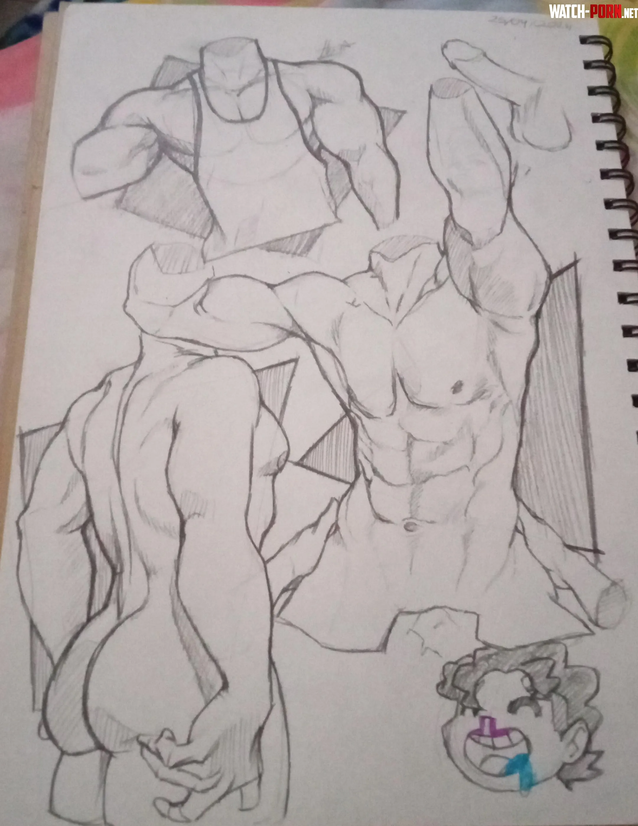 Suggestive Sketches art by me Bara Sketchbook  by MajesticSupport1