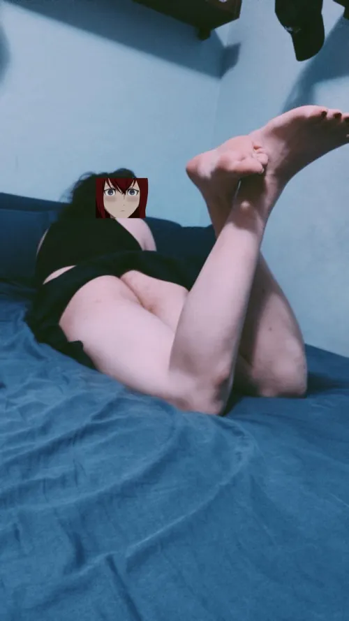 Thumbnail Indulge in Goth Femboy Beauty: Ass and Feet by yourvampy