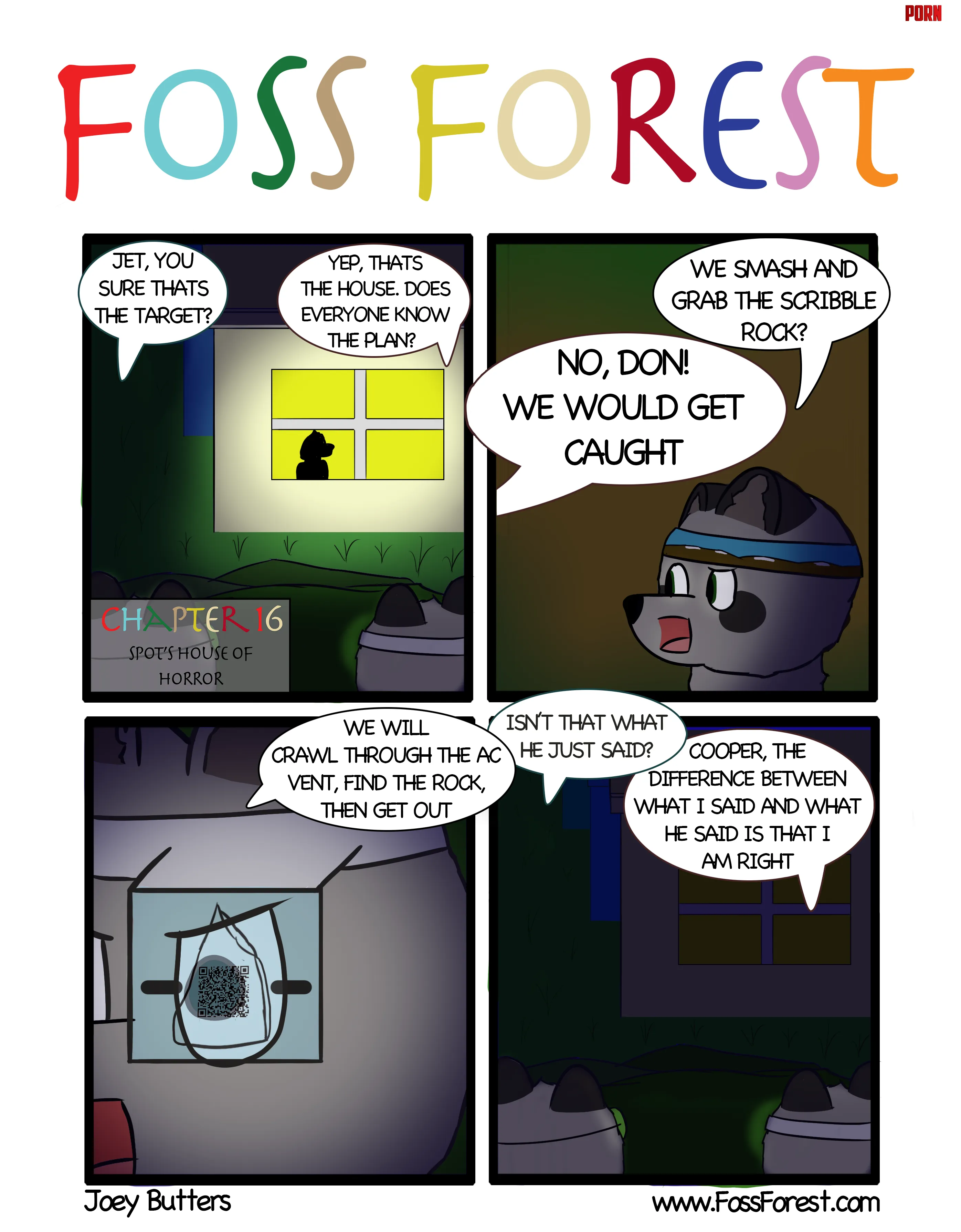 Foss Forest 70  A Regretful Night by FossForestComic