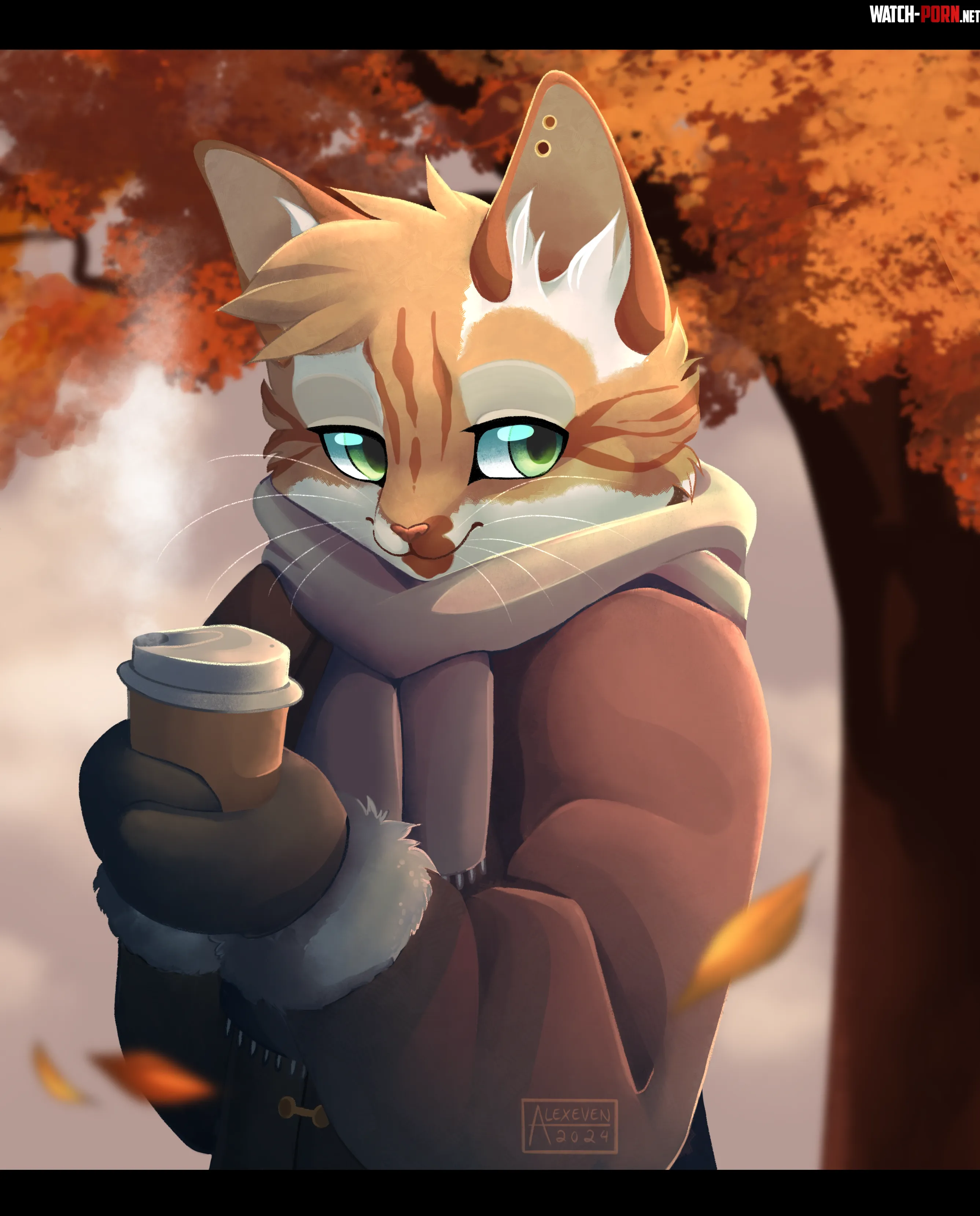 How we all feeling about the season change Im cold so Im trying to compensate via cosy Art by me by alexeven-art