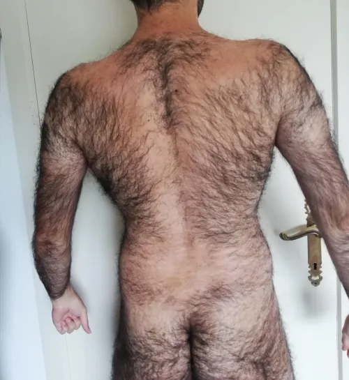 Thumbnail Embracing the Back Pose Aesthetic in insanelyhairymen