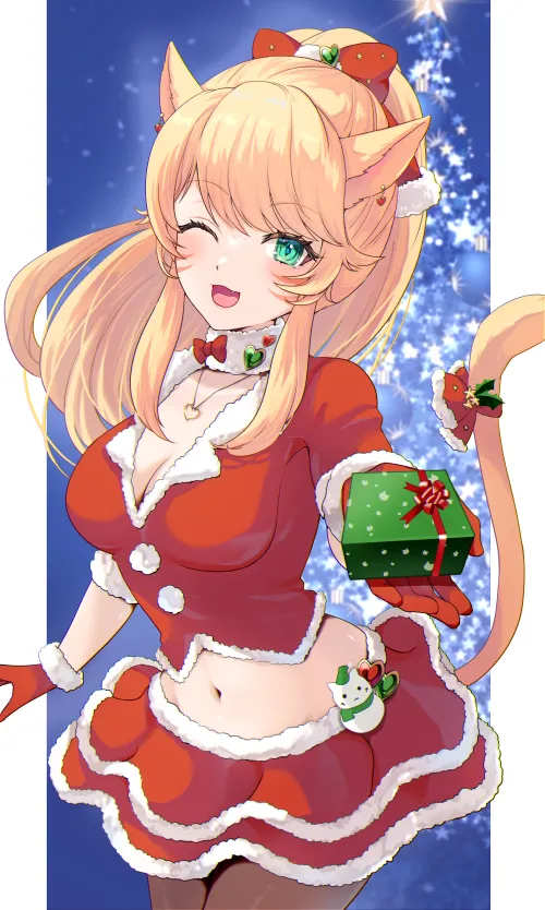 Thumbnail Christmas Delight: Miqote Midzu's Festive Celebration - Arcaeca2