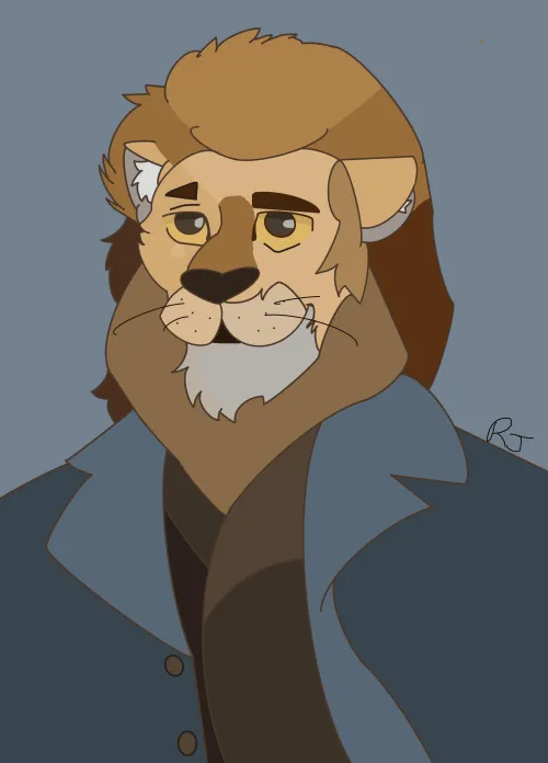 Thumbnail A Dandy Lion Character: Furry Artistry