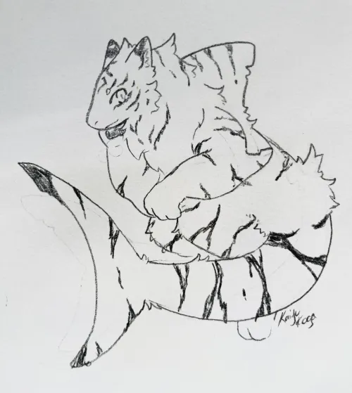 Thumbnail Meet Kga, the Tiger Shark OC: Furry Artistry