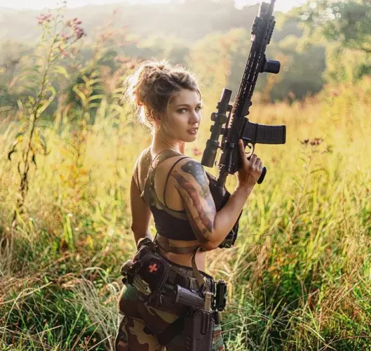 Thumbnail Amber Dee: A Gem in GirlsWithGuns Collection