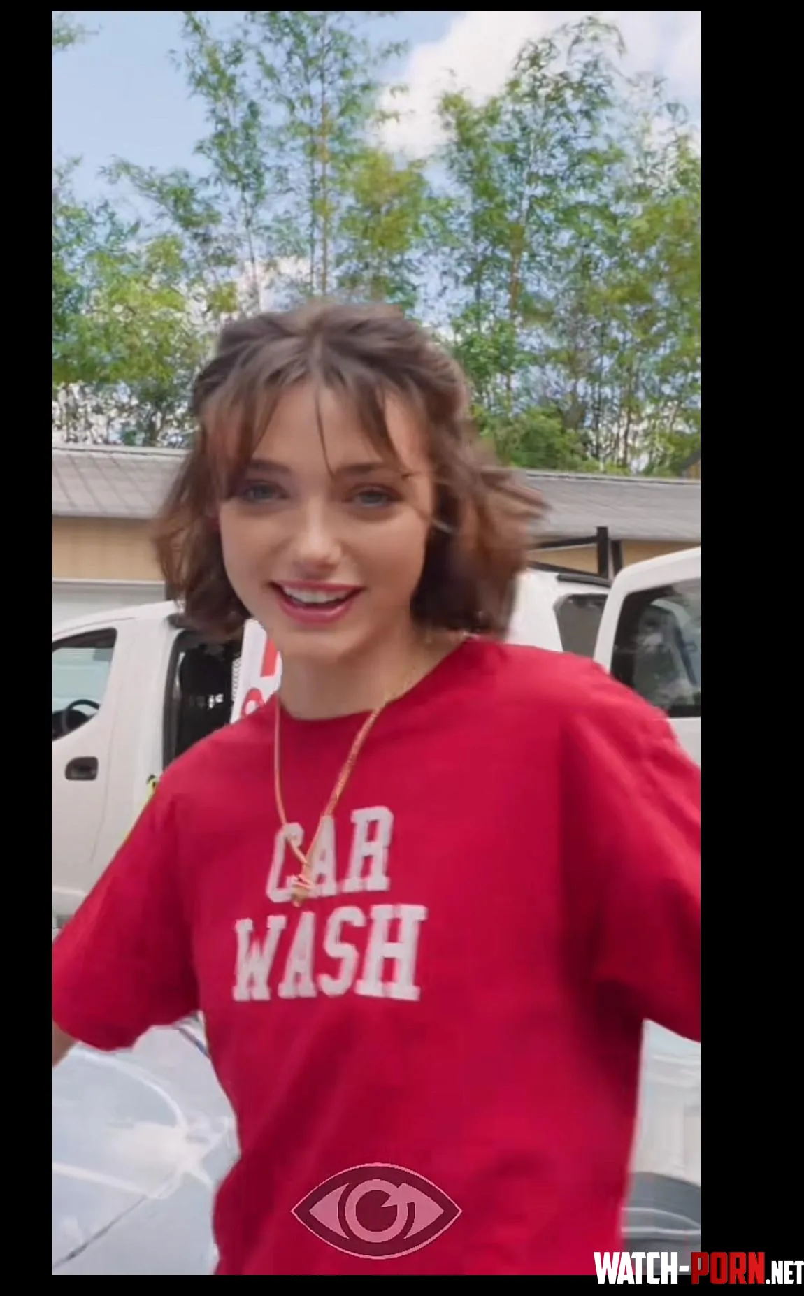 Who ik shes a porn actress cause Ive seen her from an ad  In the video shes washing cars please help  by HUGEpp69420