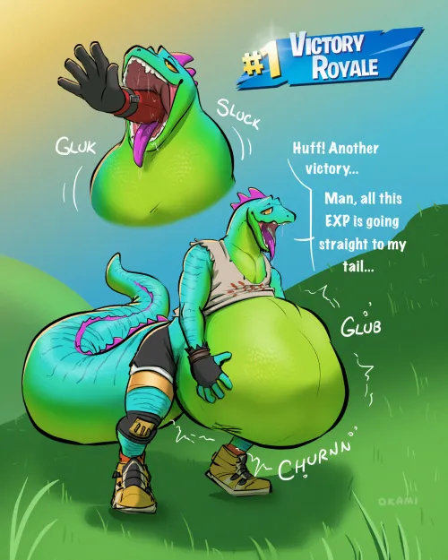 Thumbnail Lizzik's Victory Royale: A Unique Vore Fantasy | Sonic_the_hedgedog | Vore