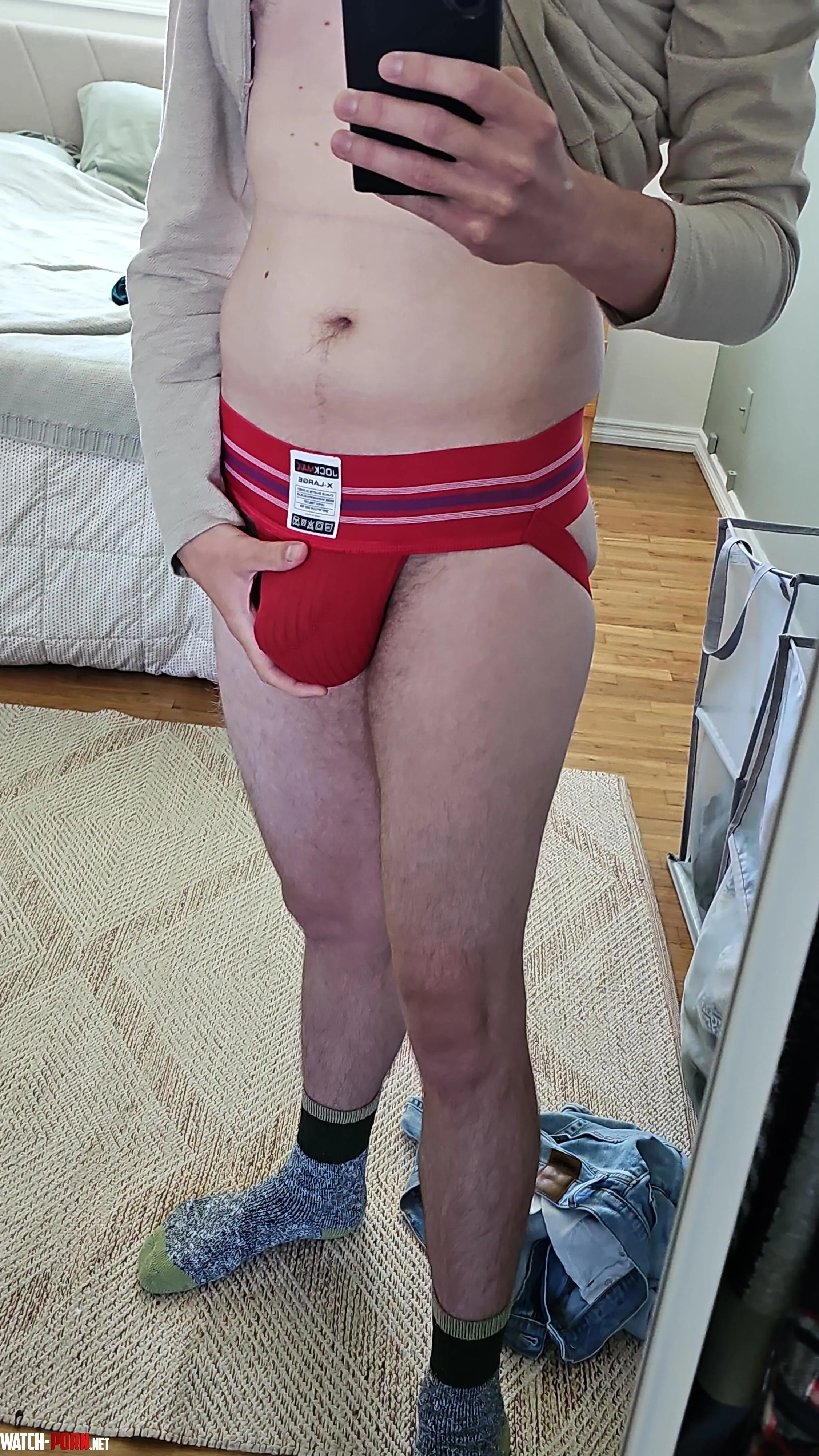 Might need a XXXL jock  32 by Cockcumsuck