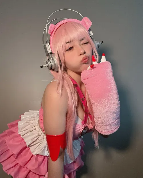 Thumbnail Not_Sugashi's Super Sonico Cosplay: A Stunning Display