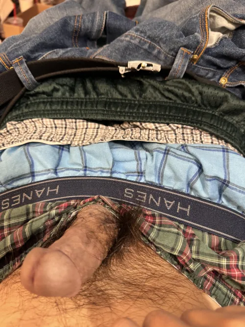 Thumbnail Sagging in Found Boxers: Size 46 Rockawear Experience