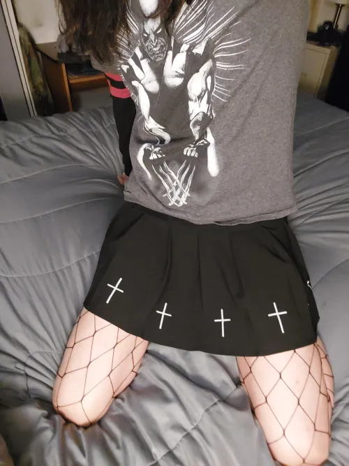 Thumbnail Goth Boi Fit Check 3 by pantyboy_o3o: Stylish Check-ins for femboys