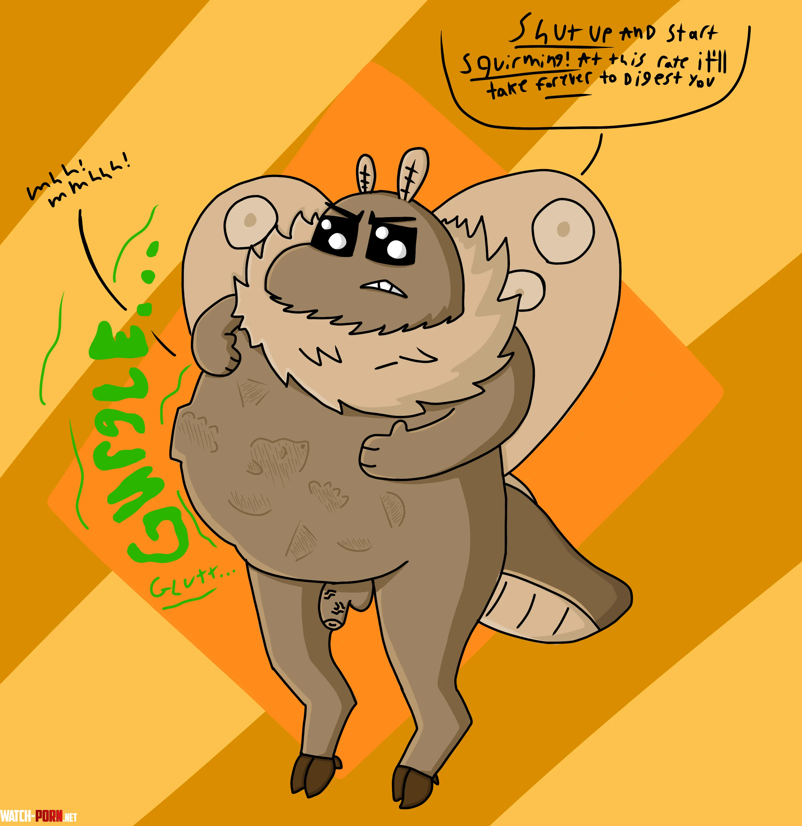 image moth vore oc by RunBobFun male anthro furry unwilling fatal by RunBobFun