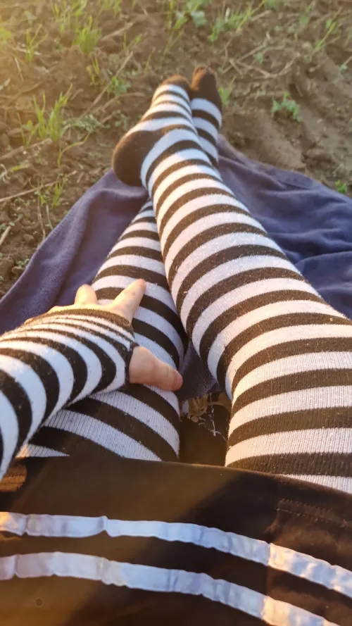 Thumbnail Embracing Femininity in Nature: A Beautiful Capture of a Femboy on a Field