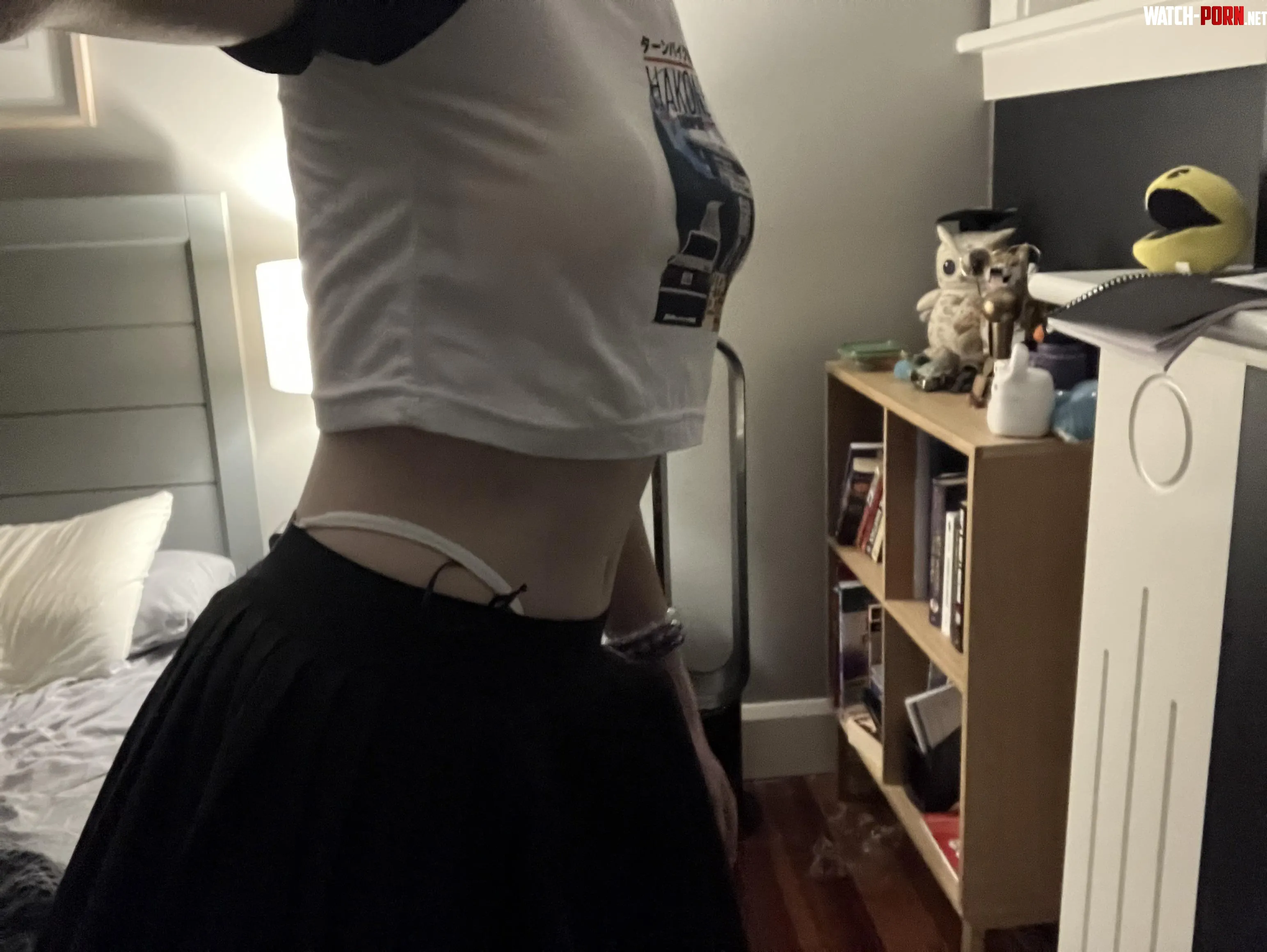 Tfw u got no more work and you can wear skirts and crop tops w by Federal_Secret_3589