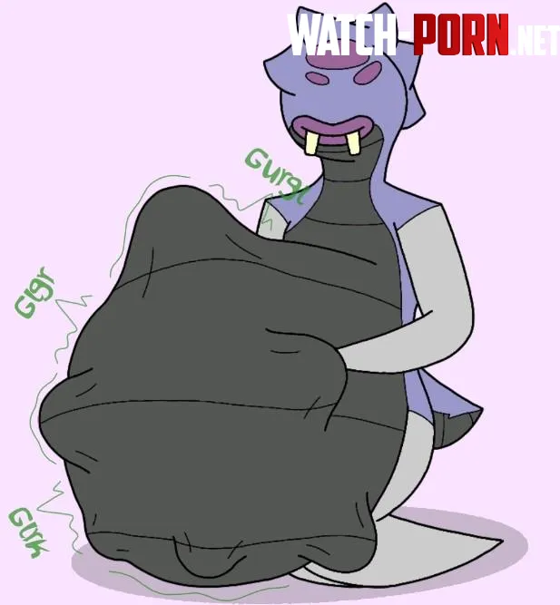 Image Vore Not Included OC anthro oral vore implied digestin by Guilty-Truth-789