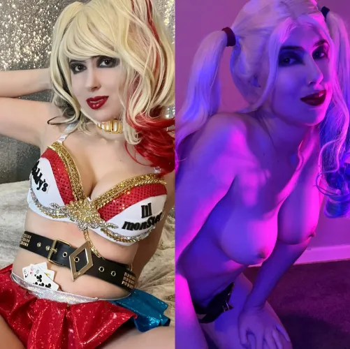 Thumbnail Harley Quinn's Mischievous Cosplay by Kessie Vao | cosplayonoff