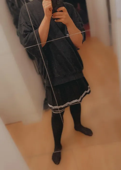 Thumbnail Comfort in Hoodie and Skirt: A Look by felix-lizi | femboy