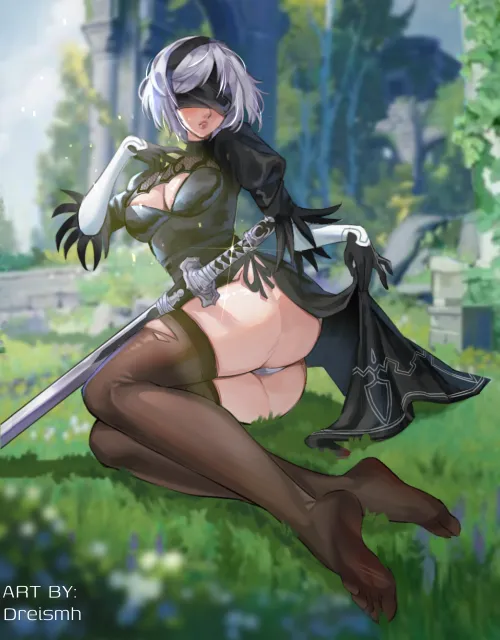 Thumbnail Artistic-Ad-6463's Fanart Journey: Discover 2B's World in 2Booty