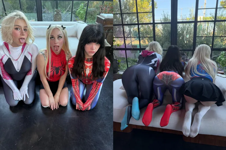 Thumbnail Gwen Spidergirl and Spiderman Cosplay by Kea Kenna and Puppiwi