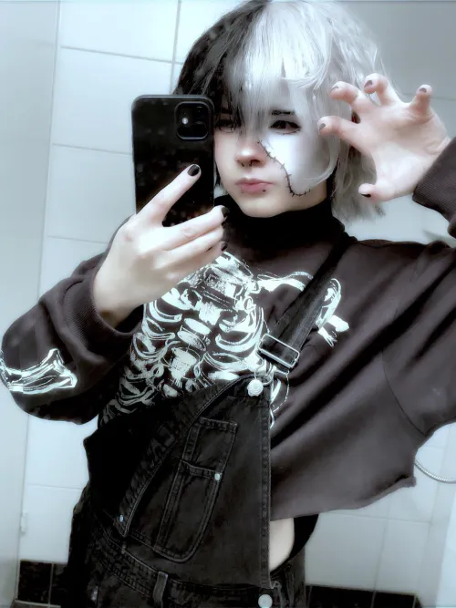 Thumbnail Zombie Makeup Fun: pxppycorpse's Spooky Transformation - A femboy twist