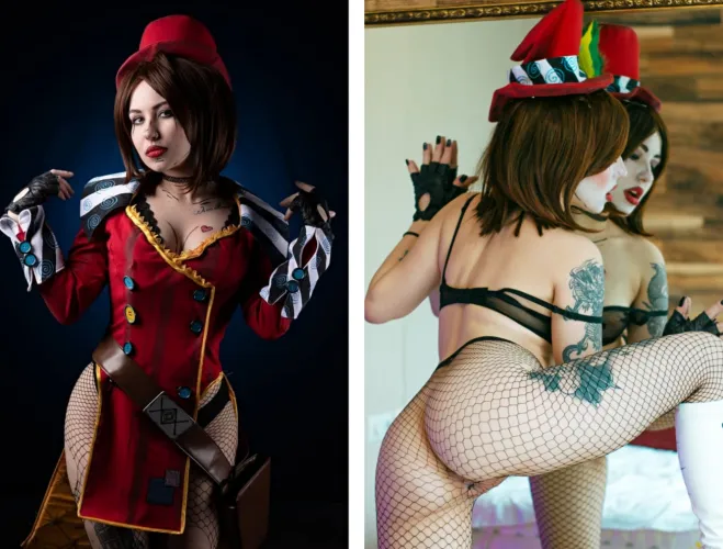 Thumbnail Bella Mur's Mad Moxxi Cosplay - Transforming into the Character