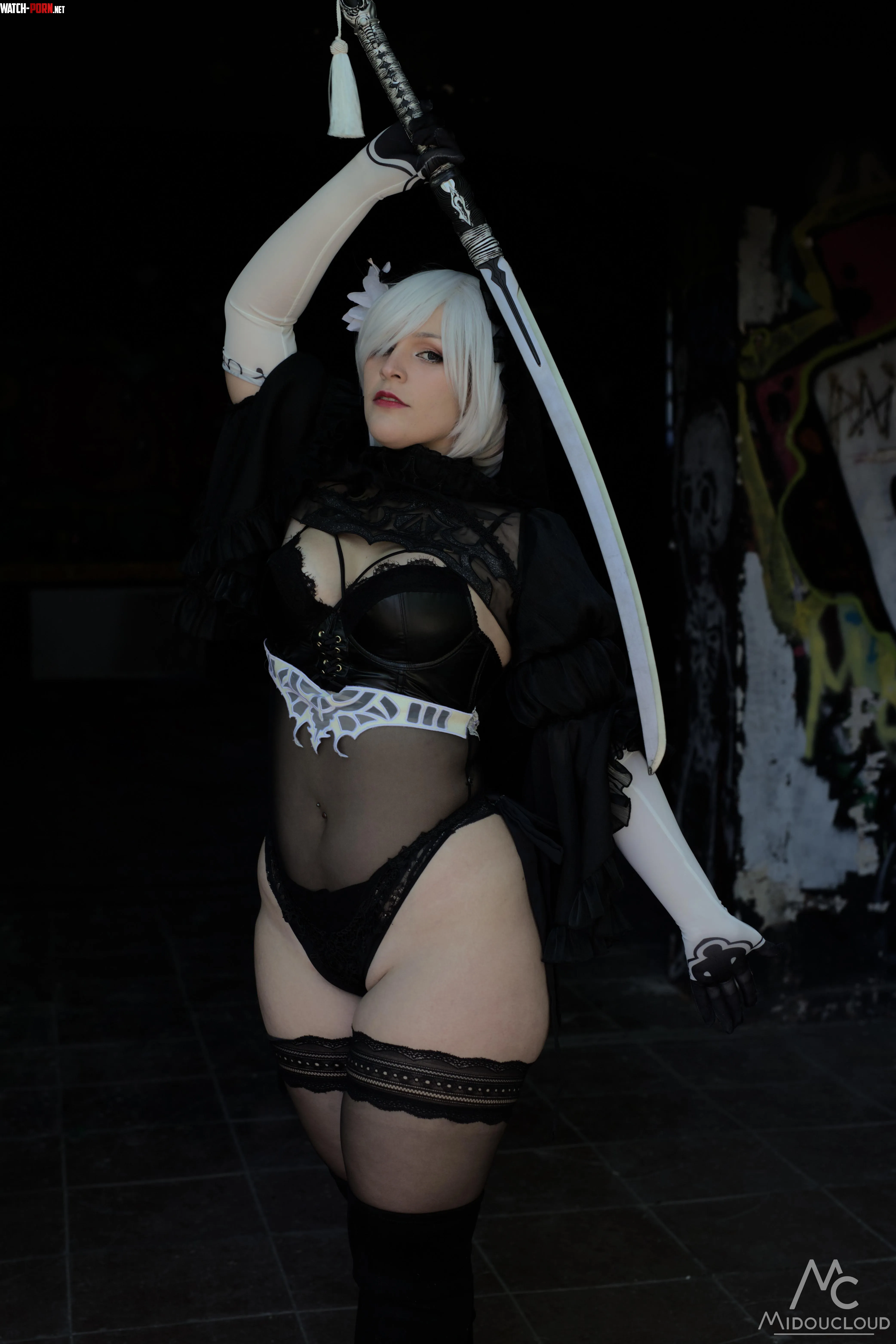 2B bride cosplay by LadyNelitza  Photo by me  by MidouCloud