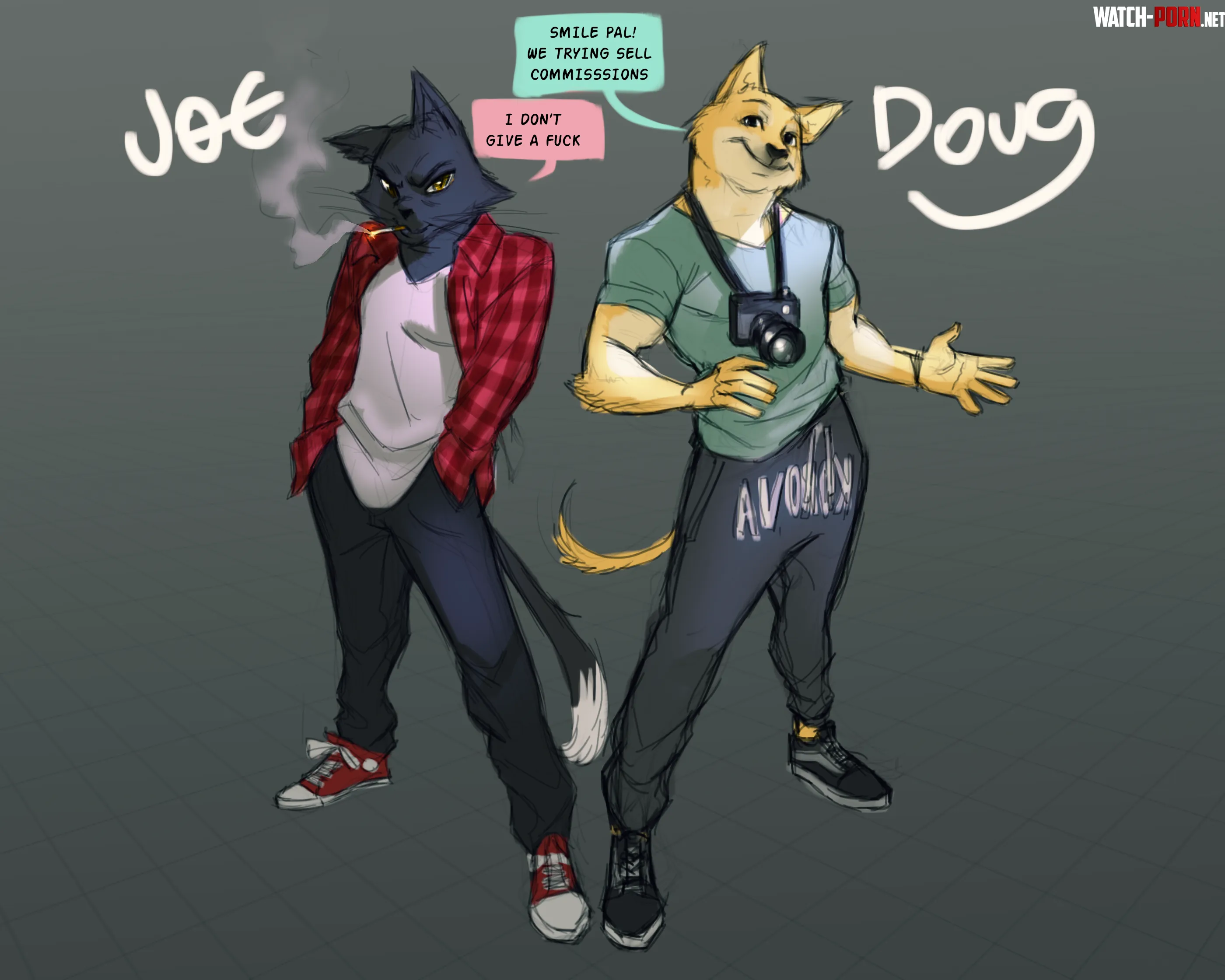 Joe and Doug trying help me to sell commissions by ManOfMarcH89