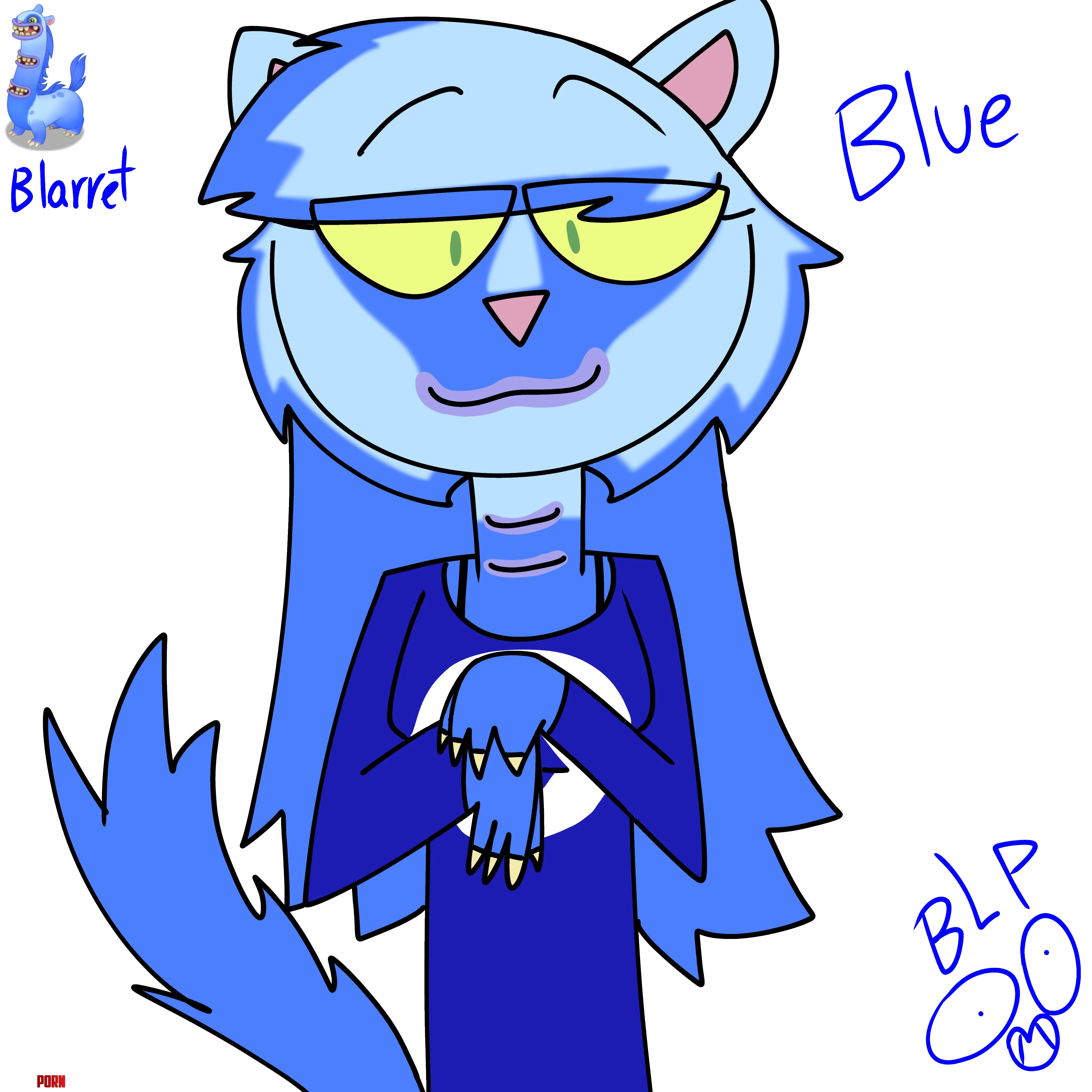 My Fursona by blue_chan2012