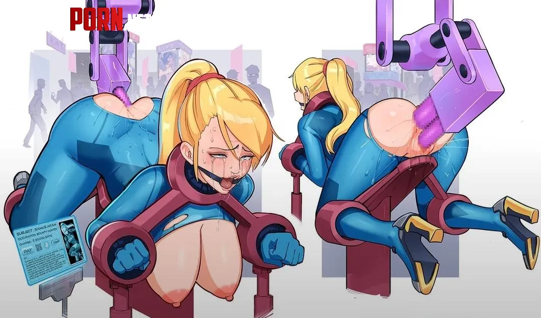 Samus gets her holes filled mrpenning metroid by Sydysom