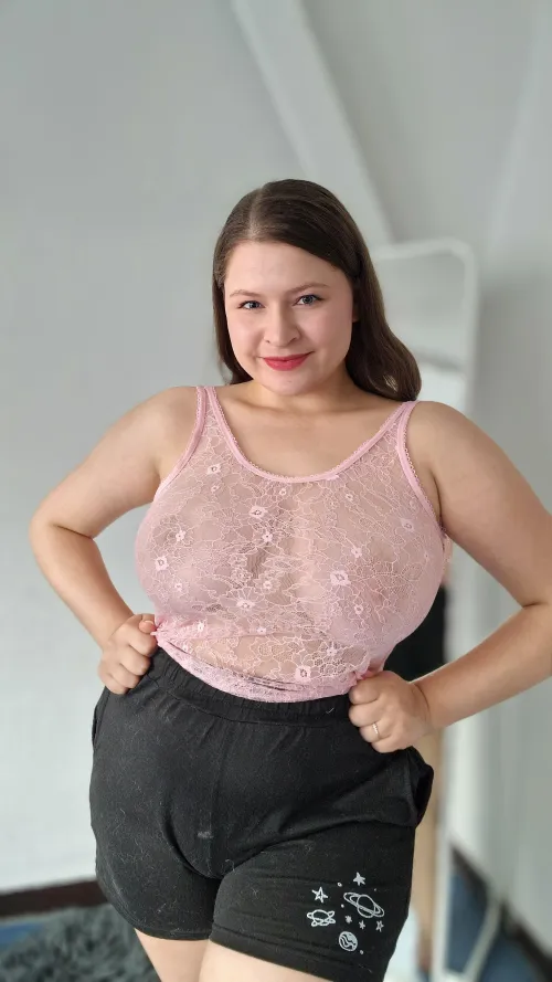 Thumbnail Elma_Tindal's Lace Top Revelations in Seethru Goodness