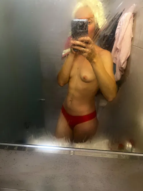 Thumbnail Indulging in Hot Shower Love by NudeArtMuse in MirrorSelfie