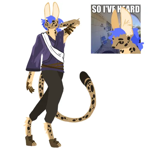 Thumbnail Serval Warrior Artistry: Furry Creations by LieDangerous6406