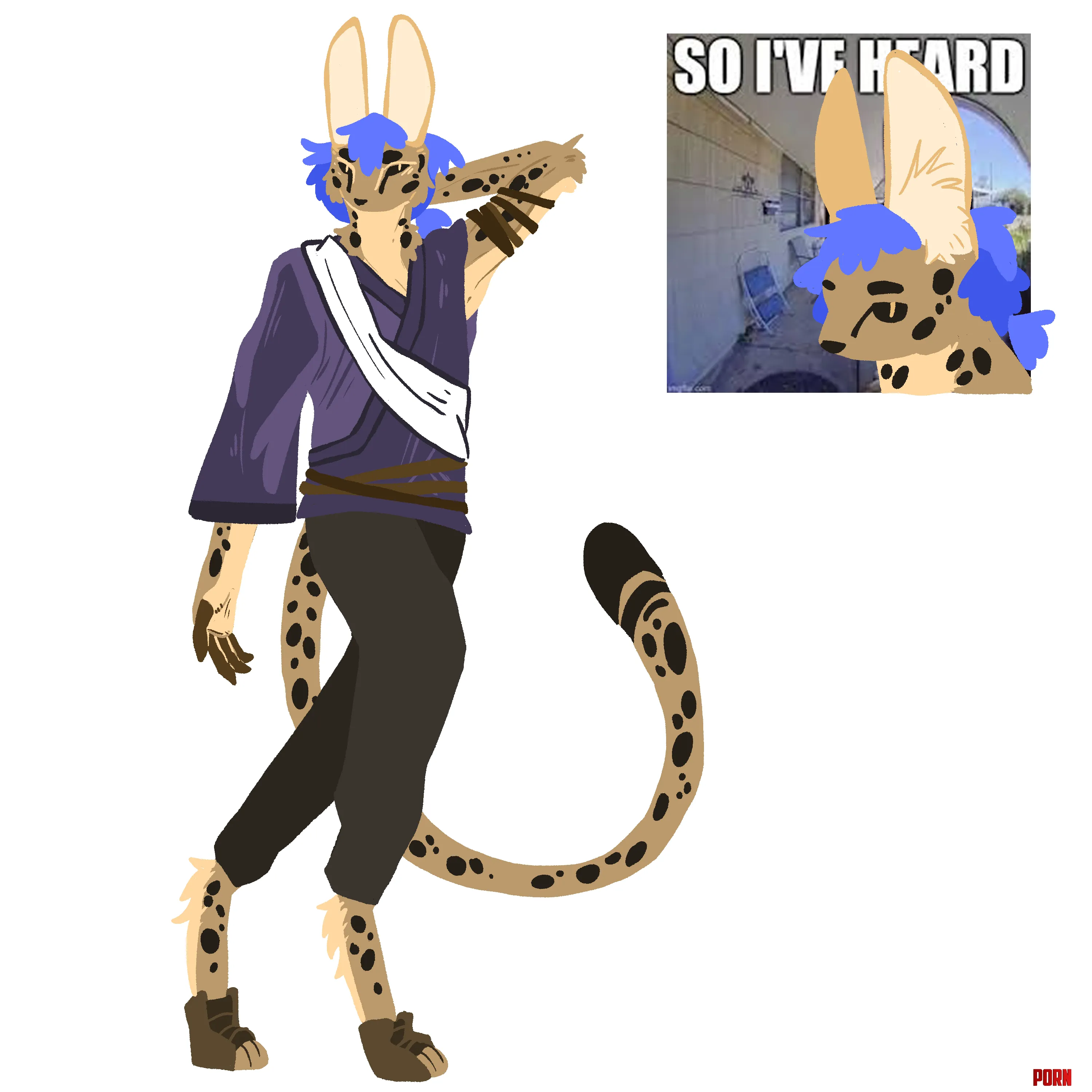 A serval wahrrior art by me by LieDangerous6406