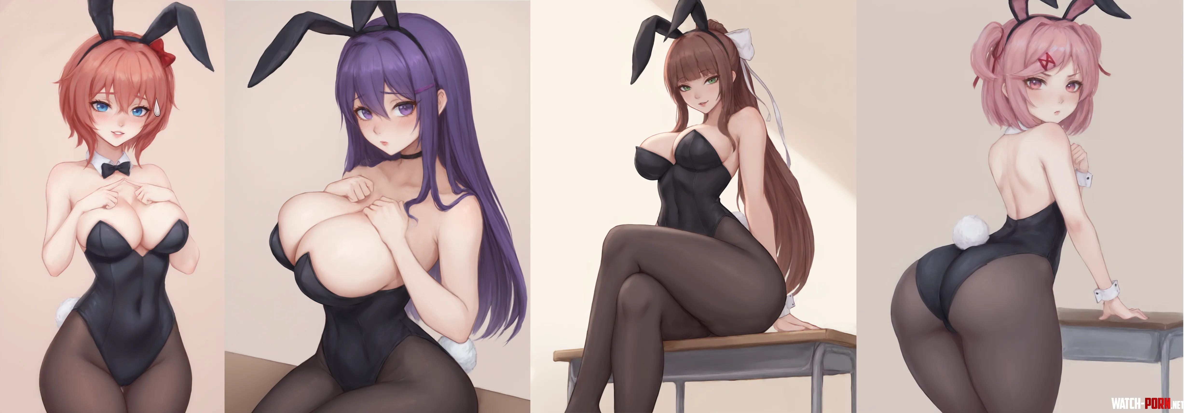 Doki Doki Bunny Club Khan KuervoAll the girls by 1LoveLolis