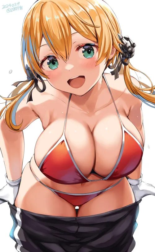 Thumbnail Prinz Eugen Kancolle Fanart by lonedice in BigAnimeTiddies Category