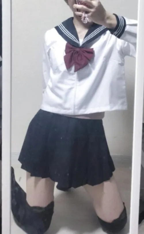 Thumbnail Classic Style: School Uniform Boy Looks by nekolilin in the Femboy Community