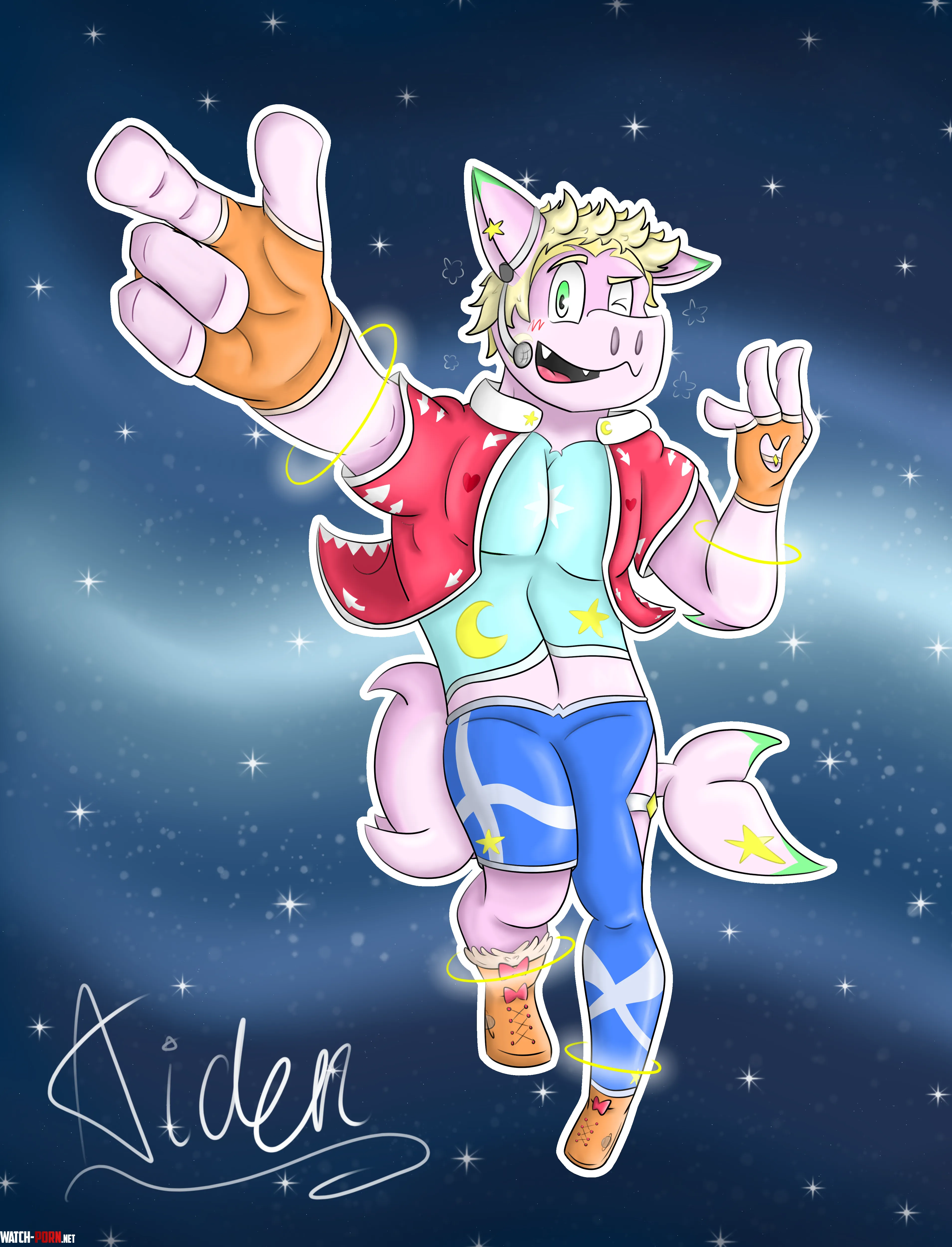 The sky is already full of stars thats why I gotta shine the brightest Art by me by ToffyBear