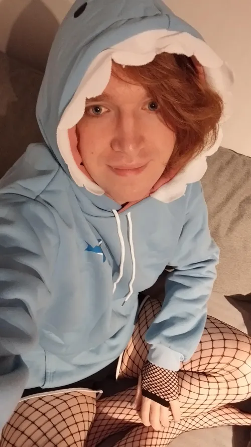 Thumbnail Hoodie Love: Cozy Comfort in a Femboy's Wardrobe