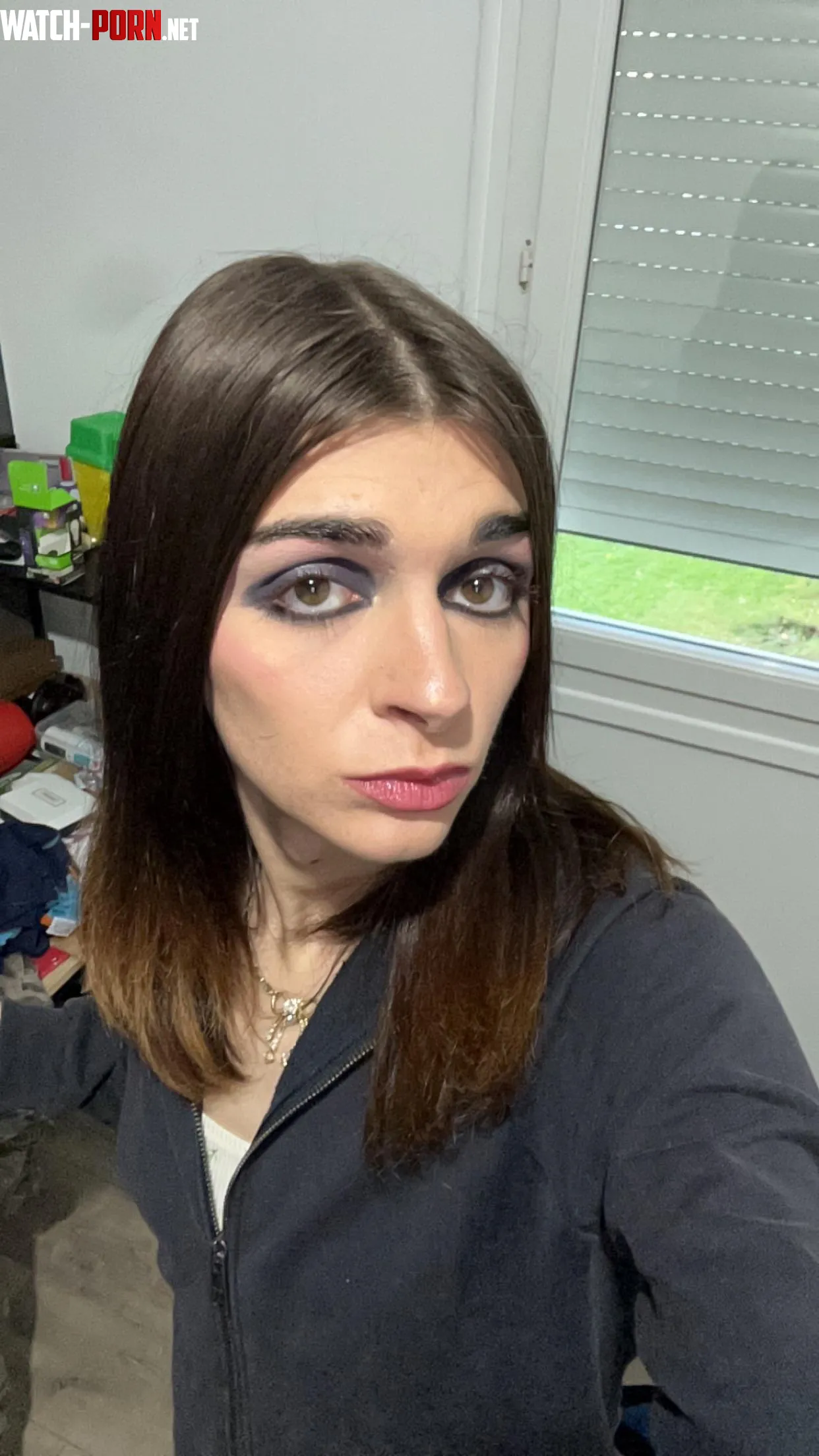 smokey eye attempt by Carawww