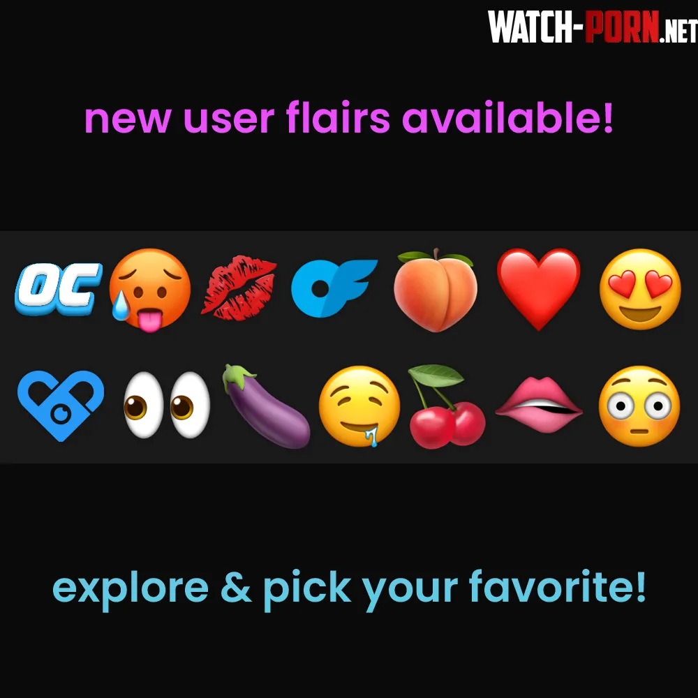 New user flairs available explore amp pick your favorite by swimminginshovels