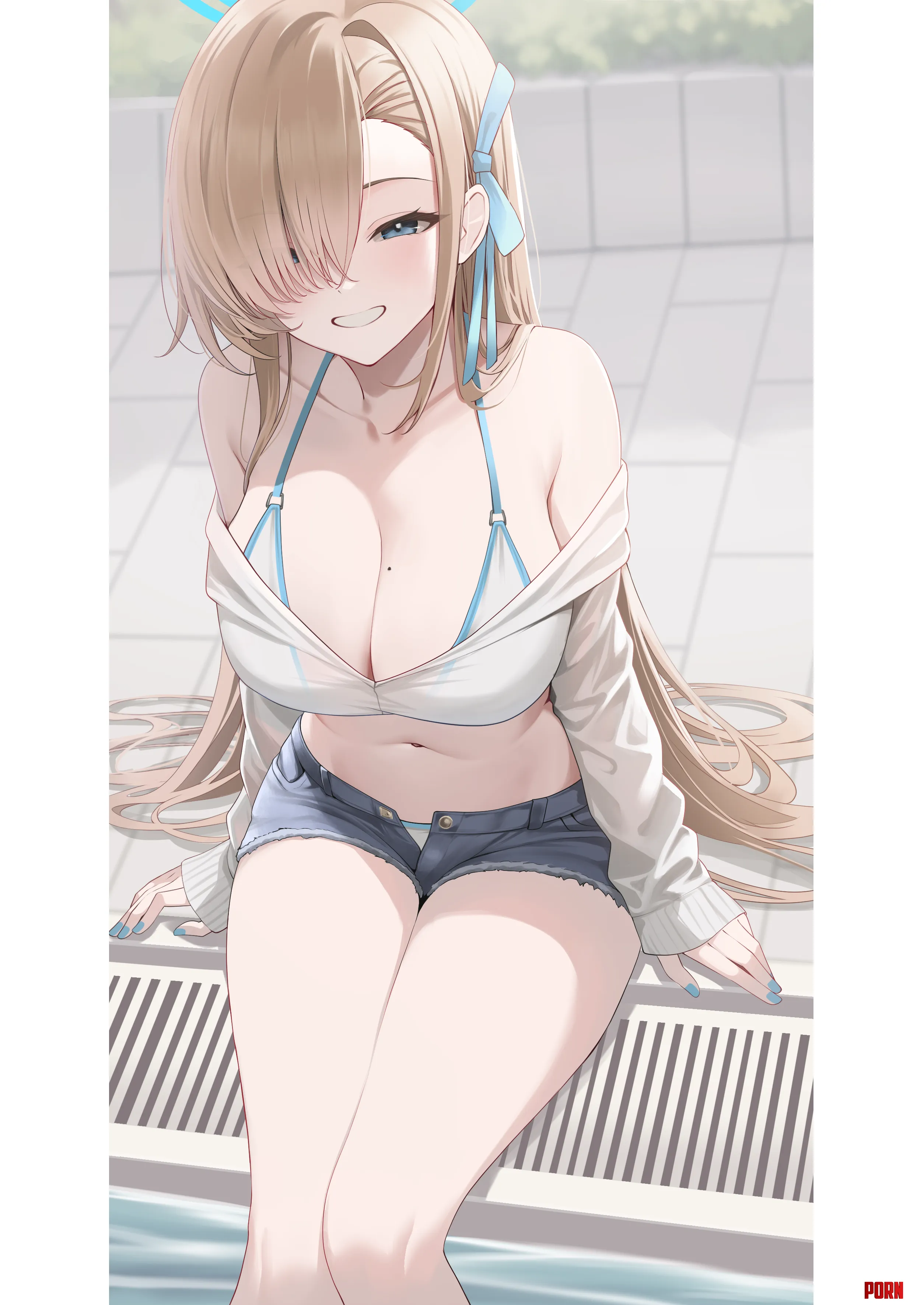 Poolside Asuna Blue Archive by CheetahSperm18