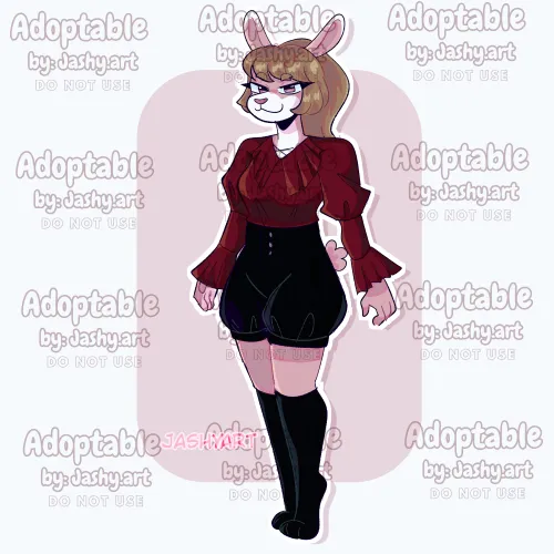 Thumbnail Hi I Made an Adoptable by jashyart: Creative Furry Concept