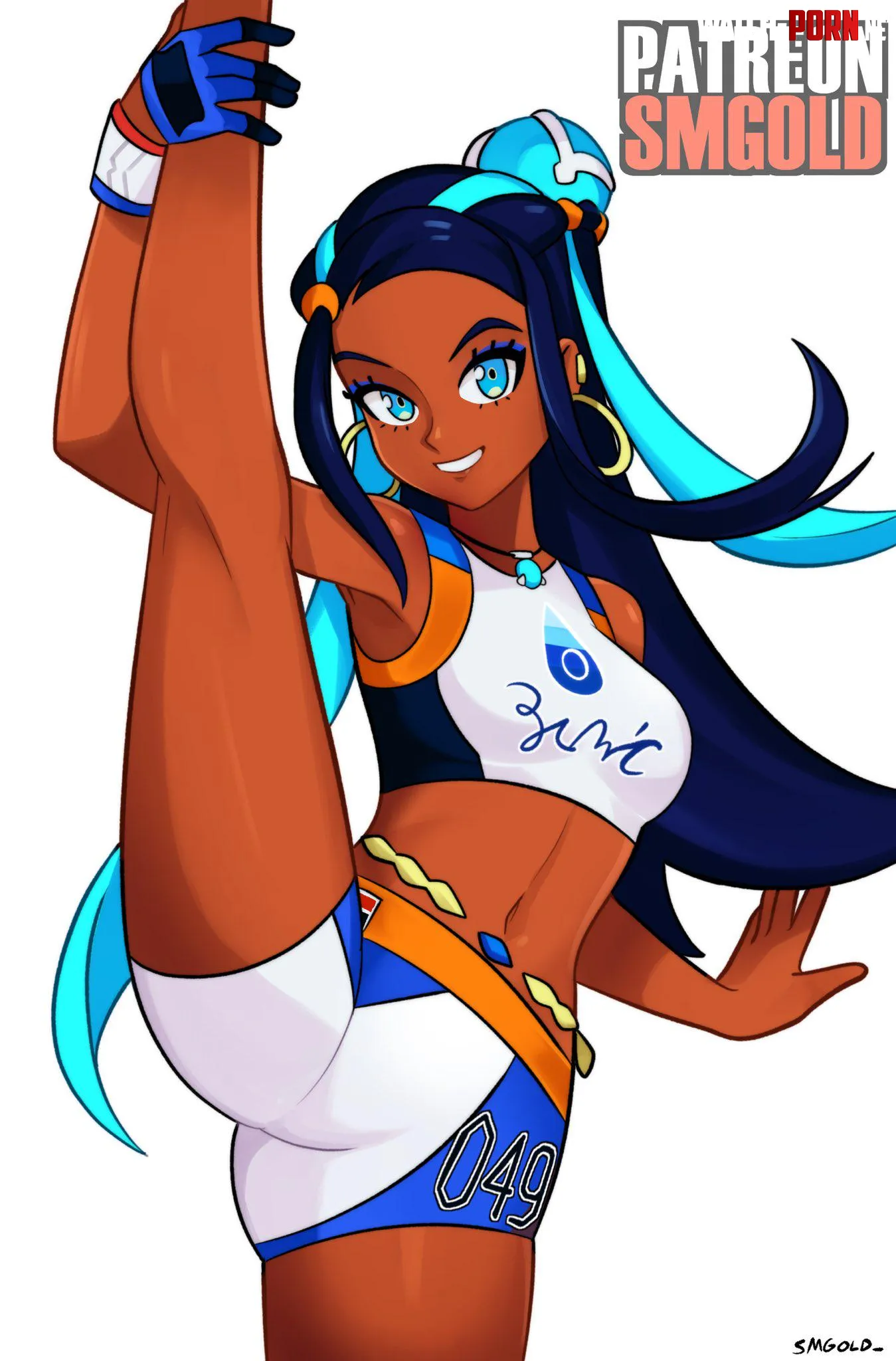 Nessa with her leg up high by LafterMastr