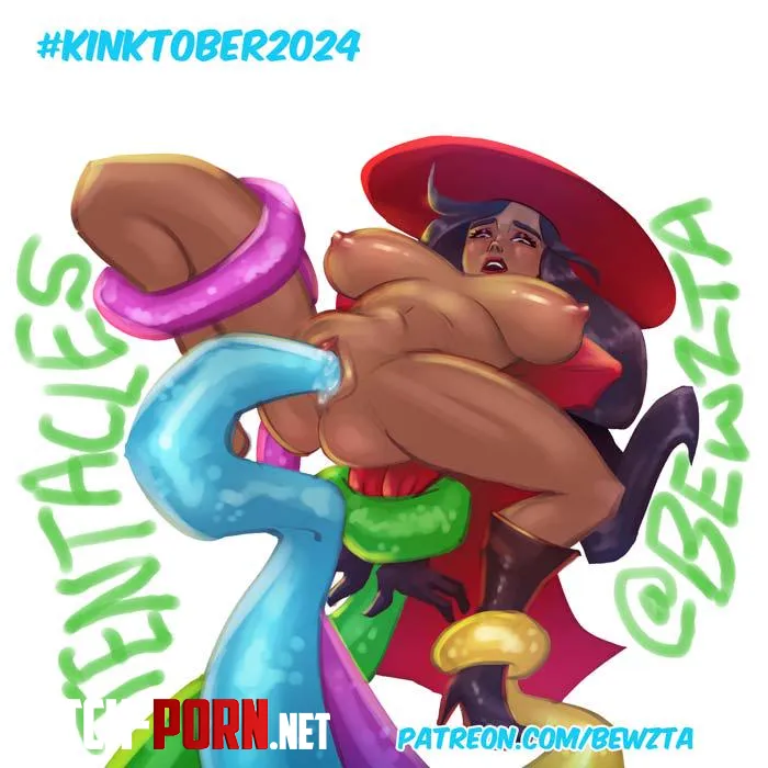 Kinktober2024 Carmen Sandiego Tentacles Bewzta by Bewzta