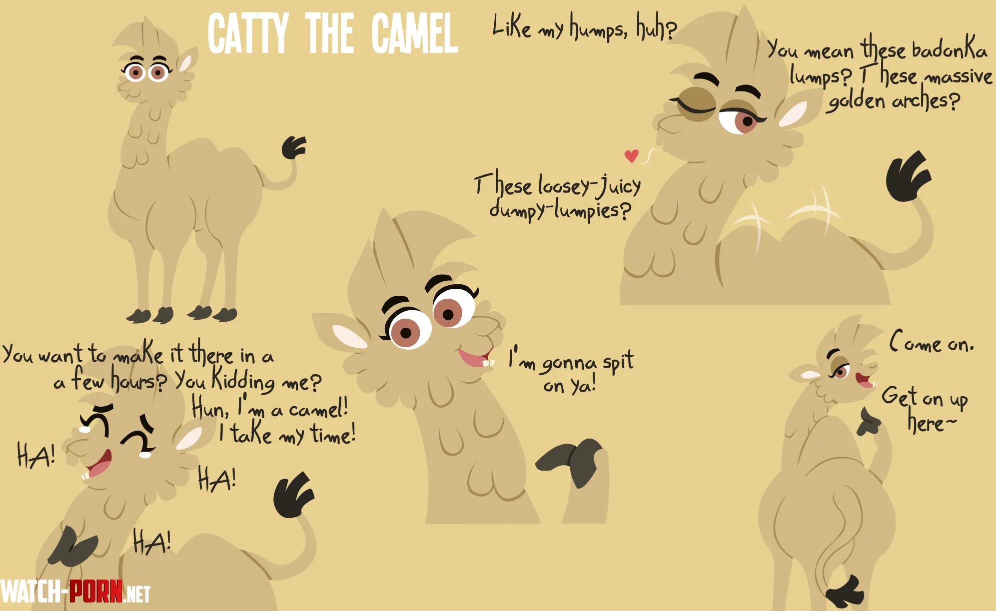 Catty the camel Art by me by Simple-Builder-6379