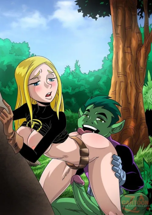 Thumbnail Saucy Encounters: Beastboy and Terra's Passion by captain_chigma12