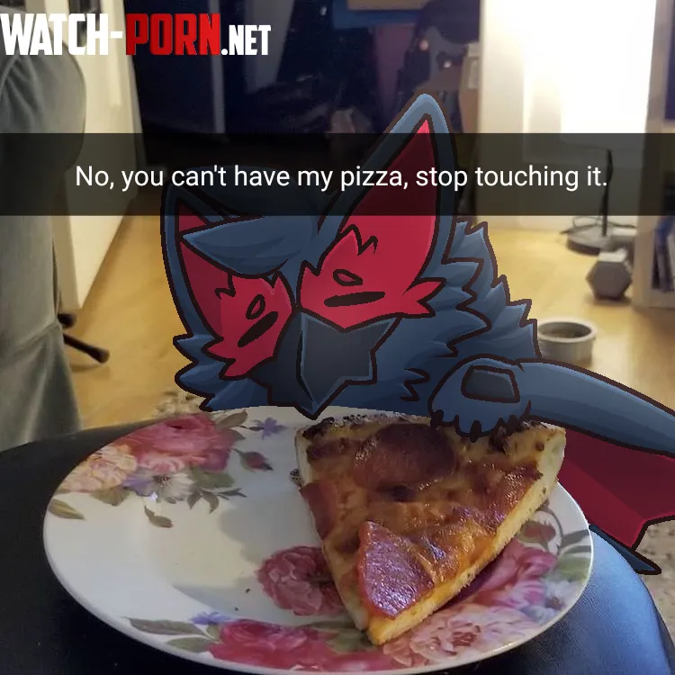 Nargacuga wont stop trying to eat my pizza  by Used_Dimension1555